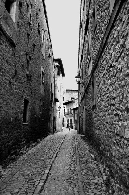 Cobbled streets of Santilliana Del Mar